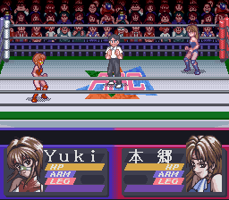 Bishoujo Wrestler Retsuden - Blizzard Yuki Rannyuu!! (J) screenshot
