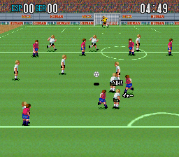 Super Formation Soccer II (J) screenshot
