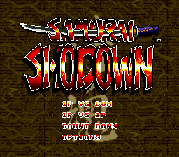 Samurai Shodown (U)  screenshot