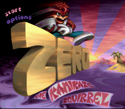 Zero the Kamikaze Squirrel (U)  screenshot