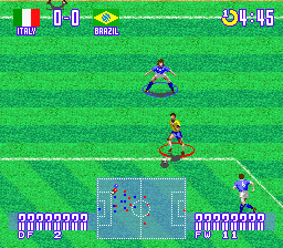 Jikkyou World Soccer 2 - Fighting Eleven (J) (Beta) screenshot
