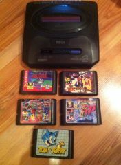 Sega Mega Drive 2 JP versija ir 5 žaidimai