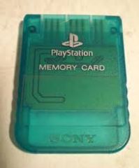 Ps1 orginali memory card (žalia)