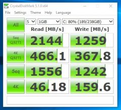 NVMe Samsung SM951 256GB SSD