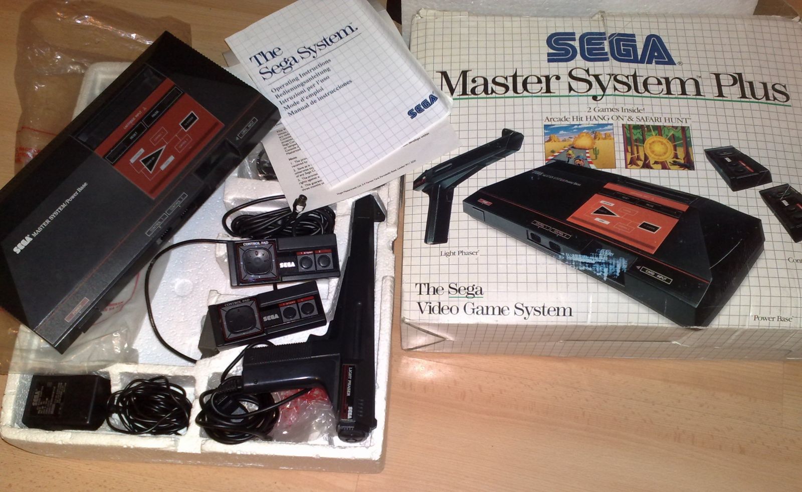 Pilnas Sega Master System Plus Komplektas