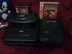 Sega Genesis + Sega CD + Sega 32X + Doom