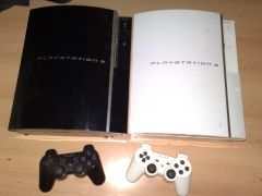 PS3 FAT Black And White