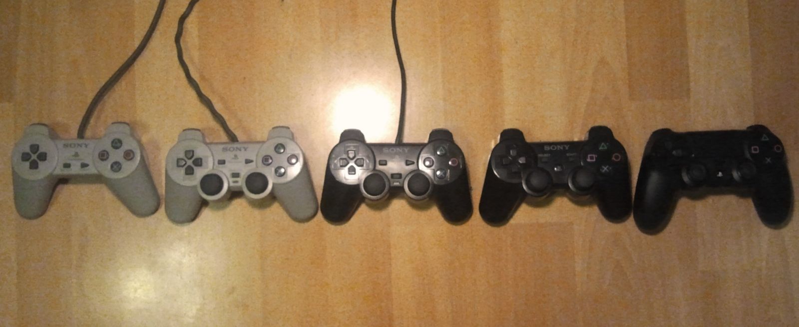 Playstation pultelių evoliucija