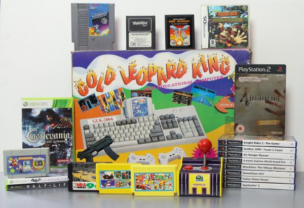 Famiclone, X360, PS2, NES, Atari 2600, Nintendo DS, NAMCO