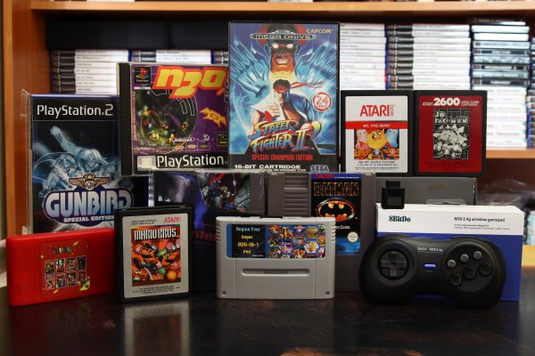 Atari 2600, Sega, PS1, PS2, SNES, N64