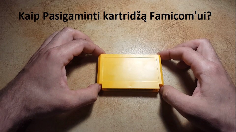 Kaip Pasigaminti Kartridžą Famicom'ui?