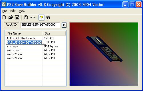 Sony PS2 save builder